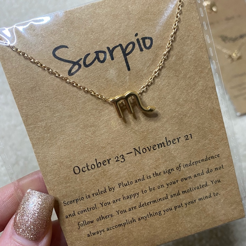 Scorpio Necklace (ACCEPTING REASONABLE OFFERS)